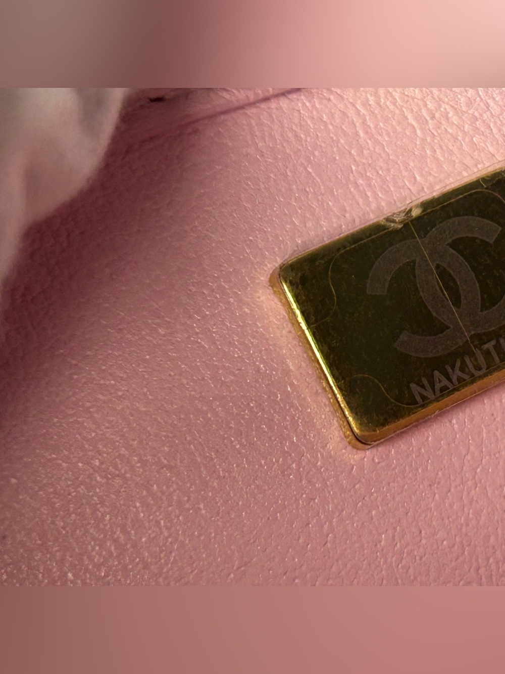 NEW! CHANEL 24S Mini Top Handle Flap Bag Quilted Lambskin Rose Light Pink - Picture 16 of 16